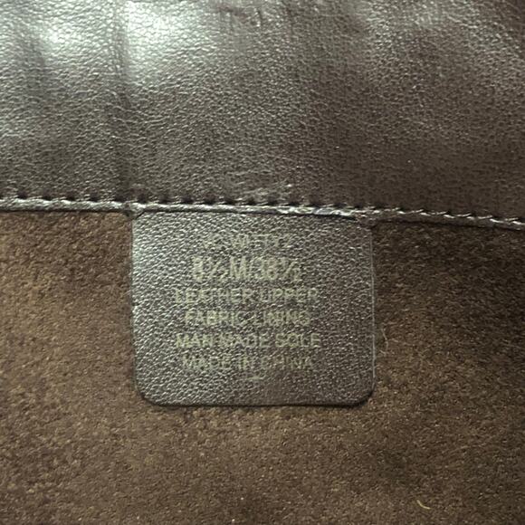 Vince Camuto Witty 2 Snake Embossed Moto Boots in Dark Brown and Gold Size 8.5 - Picture 12 of 12